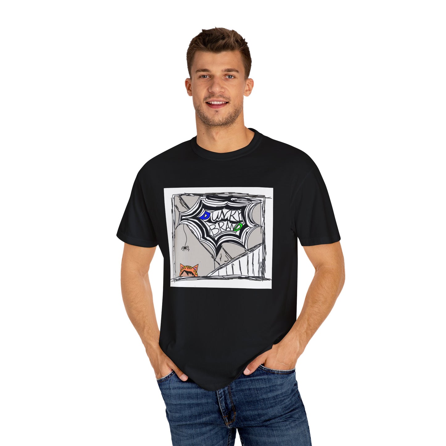 Halloween-Inspired Unisex T-Shirt, Spooky Tee, Graphic Shirt for Fall, Unique Costume Top, Gift for Cat Lovers, Unisex Apparel
