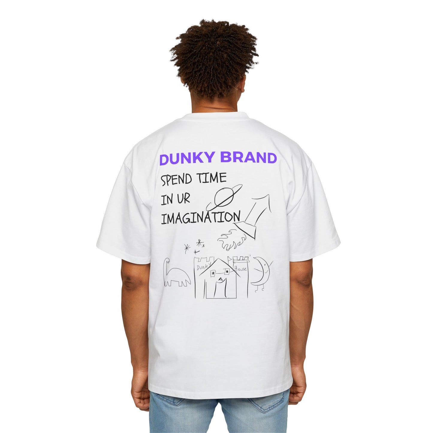 “Come HOME” painted oversized fit